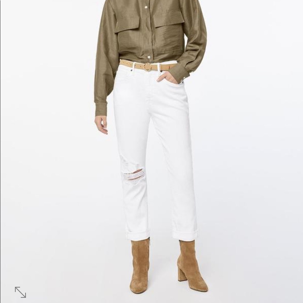 Frame Blanc Boyfriend Jean NWOT